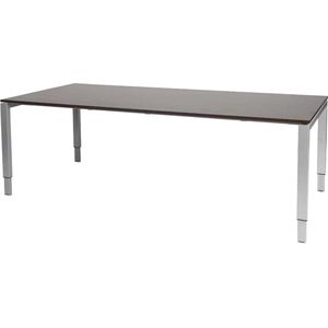 Vergadertafel Domino - 220x100 logan - alu frame