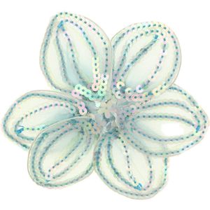 Behave - Broche - Dames - Bloem - Blauw - 11 cm