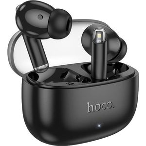 Hoco Pro Draadloze Oordopjes – Bluetooth Oordopjes – Oortjes draadloos – Oordopjes draadloos - Earpods geschikt - Draadloze oortjes bluetooth - Noise cancelling ANC+ENC - Universeel - BT 5.3 - Zwart