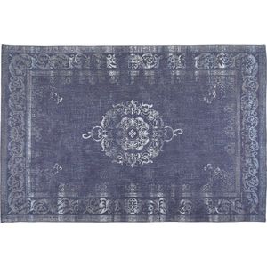 Woonexpress Vloerkleed Medallion - Katoen - Blauw - 200x290 cm (BxD)