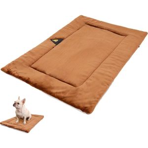 Livano Warmtemat - Verwarmingsmat - Kat - Hond - Kattenmand - Hondenmand - Verwarmd - Bruin L