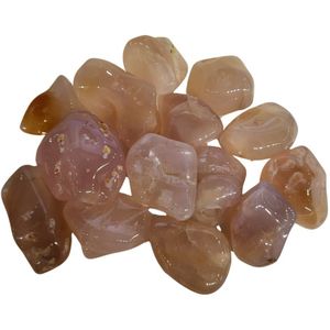 Chalcedoon roze trommelstenen 500 gr. (mt3)