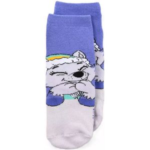 PAW Patrol Antislip Sokken Everest – Paars/Grijs Kinder Sokken – Maat 23/26