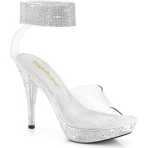 Fabulicious - ELEGANT-442 Sandaal met enkelband - US 9 - 39 Shoes - Transparant