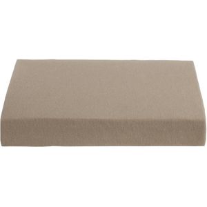 AMB Splittop Jersey Taupe 140x200