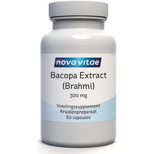 Nova Vitae - Bacopa Monnieri Extract - 300 mg - Geheugen en Focus - 60 Capsules