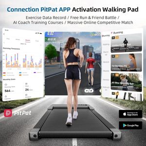 Grokos - Loopband - Wandelband - Hardloopband - Zwart - 1-6 km/u - Afstandsbediening - Bluetooth - App - Walking Pad -
