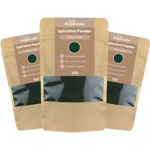 Spirulina Poeder 100% Puur - 600gram – Spirulina is Rijk aan Eiwitten en Natuurlijke Voedingsstoffen