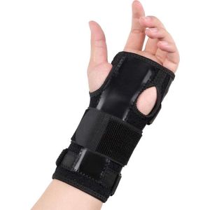 Polsbrace Nachtsteun Ademend - Verwijderbare Spalk Stabilisator voor Carpaal Tunnel - tendinitis Polssteun Muishandletsel - Persoonlijke verzorging