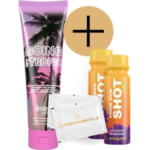 Devoted Creations - Going Off Tropic + 2 Your Sun Shots + 2 Verfrissingsdoekjes