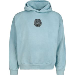 Harry Potter Hogwarts - Oversize Unisex Trui met capuchon - lichtblauw - M