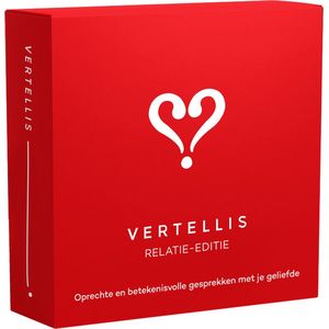 Vragenspel voor je relatie - De Vertellis Relatie-editie - Voor Alle Liefdesrelaties, Ultiem relatie cadeau, Gesprekskaarten, vakantie spelletjes voor onderweg - volwassenen - Gespreksstarter