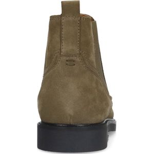 Sacha - Heren - Khaki suède chelsea boots - Maat 43