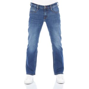 Mustang Heren Jeans Broeken Oregon Bootcut bootcut Fit Blauw 31W / 30L Volwassenen Denim Jeansbroek
