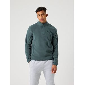 Björn Borg Fleece Vest Met Rits - Trui met Lange Mouwen Fleece - Urban Chic Groen - Maat L