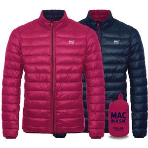 Mac in a Sac Polar Downjacket Senior Jas - Maat S  - Vrouwen - blauw/paars