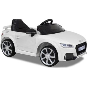 Merax Elektrische Kinderauto - Audi TT RS 12V met Afstandsbediening - Accu Sportauto - Wit