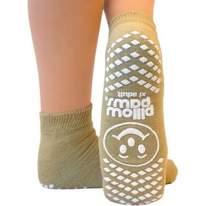 Terries - Pillow Paws - Antislip Sokken - Tan - Voor Ouderen en Kinderen