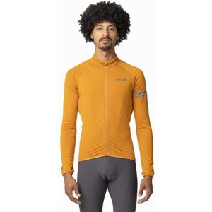 AGU - Thermo Fietsshirt Lange Mouwen Essential Heren - Maat M Kleur Oranje - Materiaal: 100% Polyester Summerit Super Soft