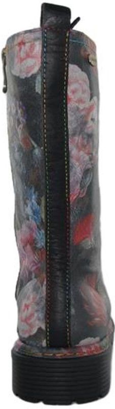 Laura Vita - Incaso-18 - Hoge Laarzen - Zwart - Gothic Victoriaans