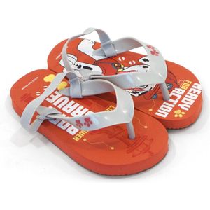 Beco Teenslippers Dames Rood/wit Maat 36