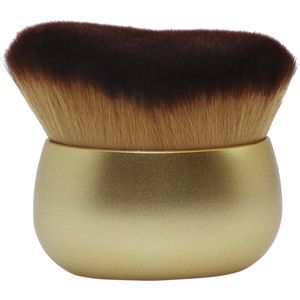 Makeup Blend & Blur Extra Grote Lichaamskwast - voor Zelfbruiner Beenmake-up & Bronzer Zelfbruiner Applicator - Poeder Foundation Blusher Bronzer Massager voor Gezicht - 1 stuk(Gouden)