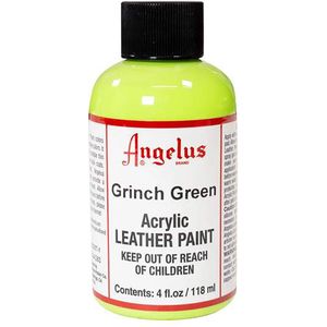 Angelus Leather Acrylic Paint - textielverf voor leren stoffen - acrylbasis - Grinch Green - 118ml