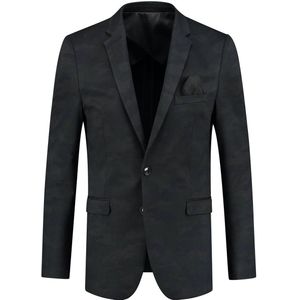 GENTS - Colbert camo - Polyblend - Antracietgrijs - Maat 50/L