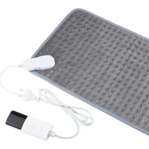 SayKar Warmtedeken - Knuffeldeken - Elektrisch - Saunadeken - Electrische Deken - Electrische Knuffeldeken - Elektrische Knuffeldeken - Elektrische Overdeken - Grijs