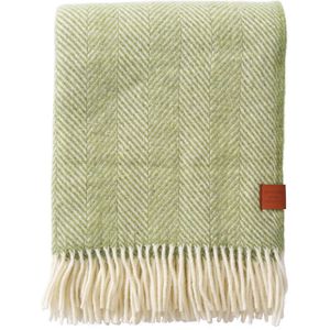 Klippan - Herringbone - Plaid - Groen - 130x180 cm