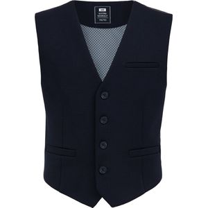 WE Fashion Jongens slim fit gilet met structuur