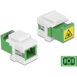 Delock - Keystone Module SC Simplex - Optische Vezel Koppeling - Laserbescherming