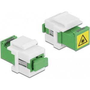 Keystone Module SC Simplex vrouw naar SC simplex vrouwelijk met laserbescherming flip binnenin