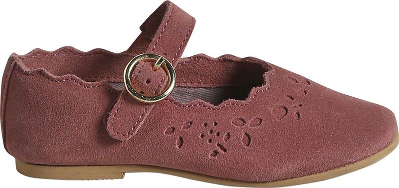 Ballerina's - Oudroze - Kleutercollectie - Geperforeerd Leer