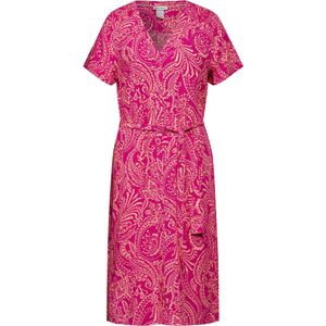 Street One Button through Viscose Shirt Dress Dames Jurk - magnolia pink - Maat 40