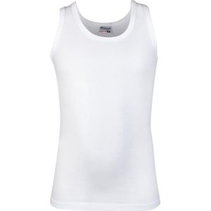 Beeren Bodywear Jongens Hemd 2-PACK CO/EA - Wit - Maat 104/110