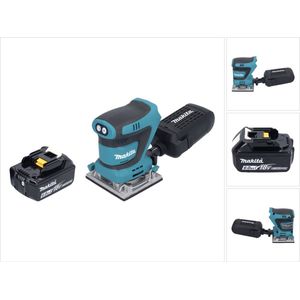 Makita DBO 484 G1 accu vlakschuurmachine 18 V 112 x 102 mm + 1x accu 6.0 Ah - zonder lader