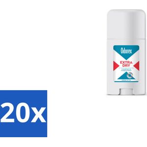 20 x Odorex Extra Dry Stick 40 ml - Langdurige Bescherming - Overmatig Zweten