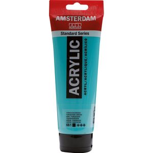 Acrylverf - 661 Turkooisgroen - Amsterdam - 250 ml