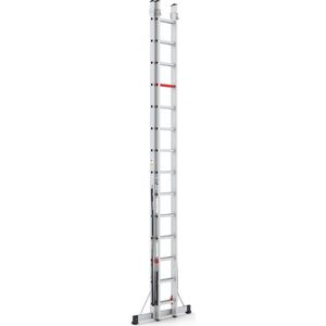 Professionele Ladder | 2-delig | 2x14 Sporten | Anti slip | ladder | trapladder | trap | treden