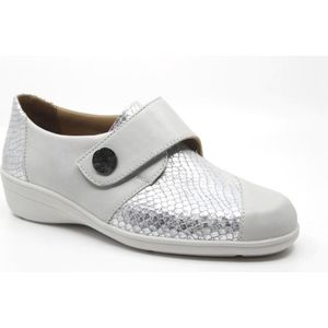 Grijze Solidus Klittenbandschoenen Hedda Wijdte J