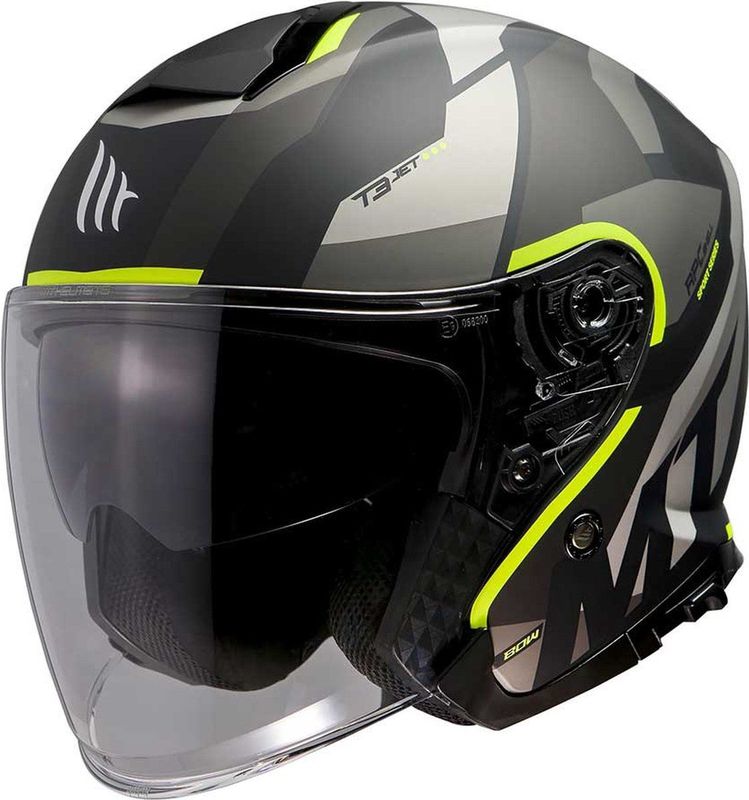 MT Helmets - Thunder 3 Sv - Jethelm - Zwart - A3 Open Helm