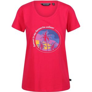 Regatta Dames Filandra T-Shirt Pink Fusion Maat 36