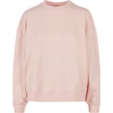 Ladies Oversized Crewneck Sweater met ronde hals Pink
