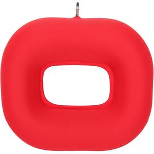 Verdikt Opblaasbaar Donut Kussen - Rechthoek - Rubber - Opvouwbaar - Ouderen - Zitkussen voor Stuitbeen - Aambeien - Pijn
