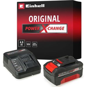 Power X-Change Startkit voor Lithium-ion Batterijen en Laden - 18V, 4,0Ah, Universeel Inzetbaar