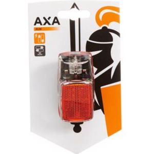 AXA Run Battery - Fiets Achterlicht - LED Fietsverlichting op Batterij - Spatbord montage â€“ Rood