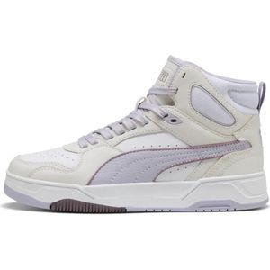 PUMA Unisex RBD Break MID Sneaker, veren grijs-lila Crush wit, 13 UK, Veer Grijs Lila Crush PUMA Wit, 48.5 EU