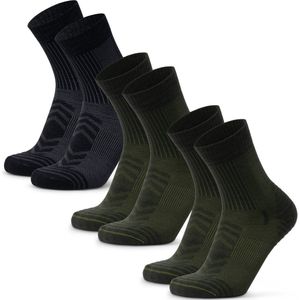 DANISH ENDURANCE - Merino Wol Wandelsokken - Lichte Sportsokken - 3 Paar - Anti Blaren