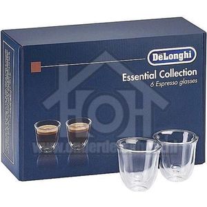 Espressoglaasjes Essential Collection Delonghi